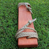 Old Fashioned Board one hole Swing side view