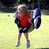 child swinging on Easy Rider  - Tire Swing 
